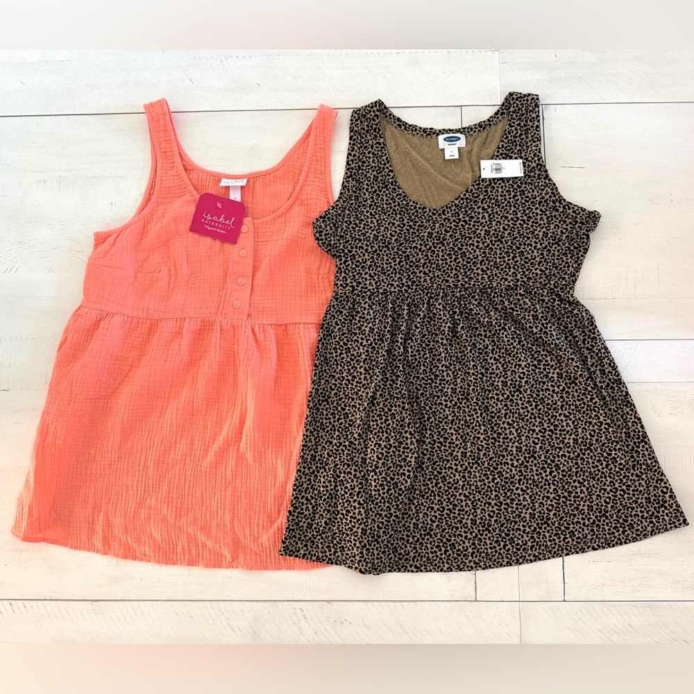 NWT- OLD NAVY & ISABEL MATERNITY 
MATERNITY TANK TOP/SHIRT SET